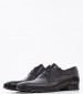 Men Shoes 2103 Black Leather Damiani