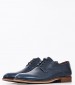 Men Shoes 2701 Blue Leather Damiani