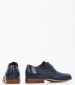 Men Shoes 2701 Blue Leather Damiani