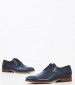 Men Shoes 2701 Blue Leather Damiani