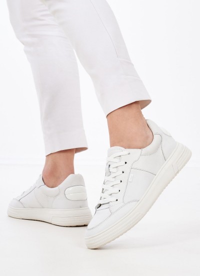 Γυναικεία Παπούτσια Casual 23600 Άσπρο Δέρμα S.Oliver