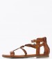 Women Flats 28117 Brown Leather S.Oliver