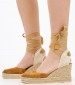 Women Espadrilles K.101 Tabba Buckskin Komis and Komis