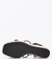 Women Platforms Low K.402 Black Leather Komis and Komis