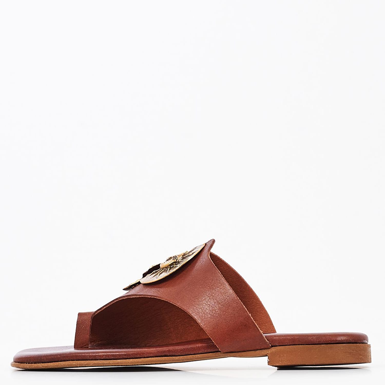 Γυναικεία Flats K202 Ταμπά Δέρμα Komis and Komis