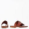 Γυναικεία Flats K202 Ταμπά Δέρμα Komis and Komis