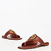 Γυναικεία Flats K202 Ταμπά Δέρμα Komis and Komis