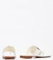 Women Flats K202 White Leather Komis and Komis