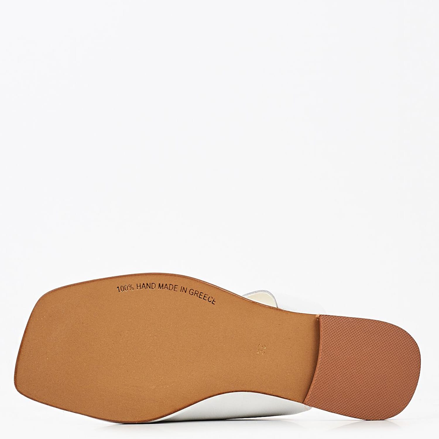 Γυναικεία Flats K202 Άσπρο Δέρμα Komis and Komis