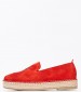 Women Espadrilles K59 Red Buckskin Komis and Komis