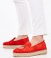 Women Espadrilles K59 Red Buckskin Komis and Komis