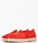 Women Espadrilles K59 Red Buckskin Komis and Komis