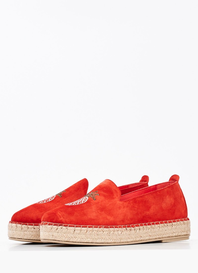 Women Espadrilles from the Komis and Komis brand K59 Red Buckskin
