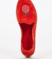 Women Espadrilles K59 Red Buckskin Komis and Komis