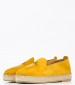 Women Espadrilles K59 Yellow Buckskin Komis and Komis