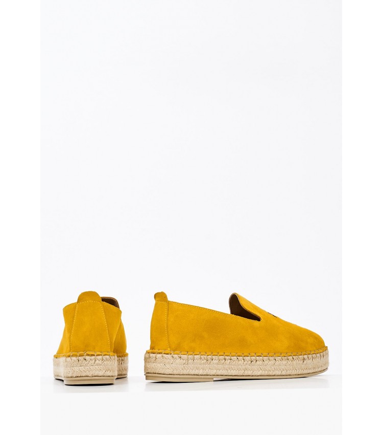 Women Espadrilles K59 Yellow Buckskin Komis and Komis