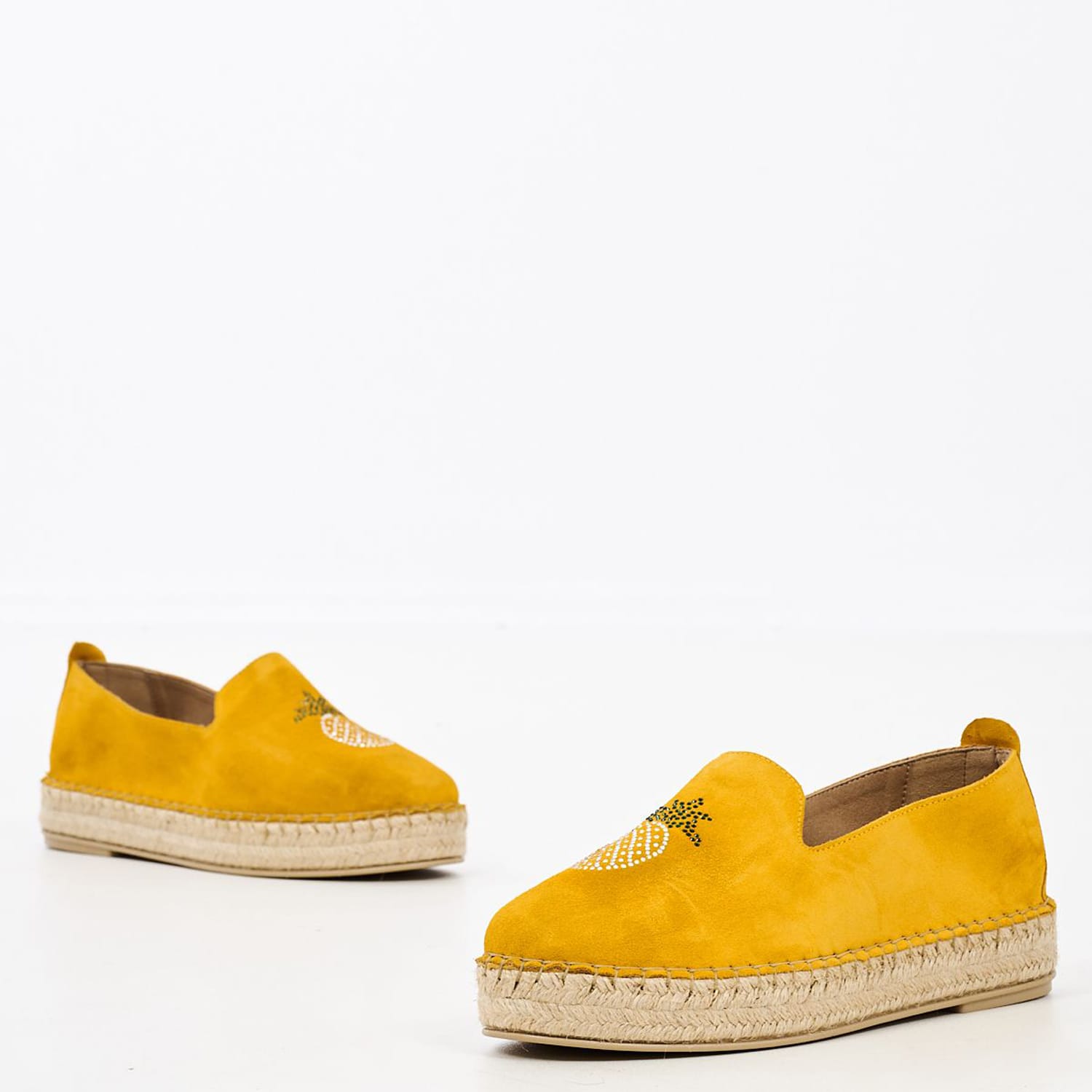 Women Espadrilles K59 Yellow Buckskin Komis and Komis Women Espadrilles K59 Yellow Buckskin Komis and Komis