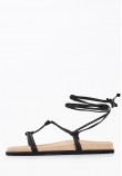 Γυναικεία Flats K5 Μαύρο Δέρμα Komis and Komis