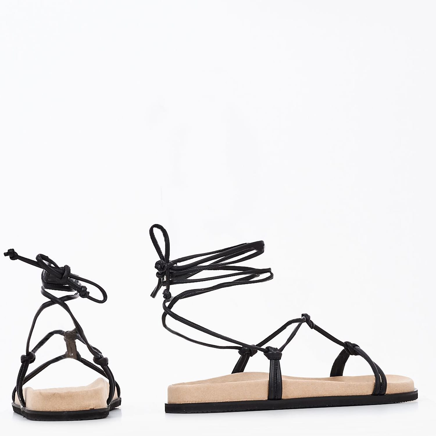 Γυναικεία Flats K5 Μαύρο Δέρμα Komis and Komis Γυναικεία Flats K5 Μαύρο Δέρμα Komis and Komis