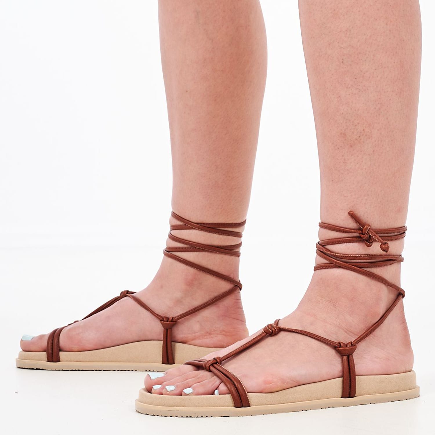 Γυναικεία Flats K5 Ταμπά Δέρμα Komis and Komis