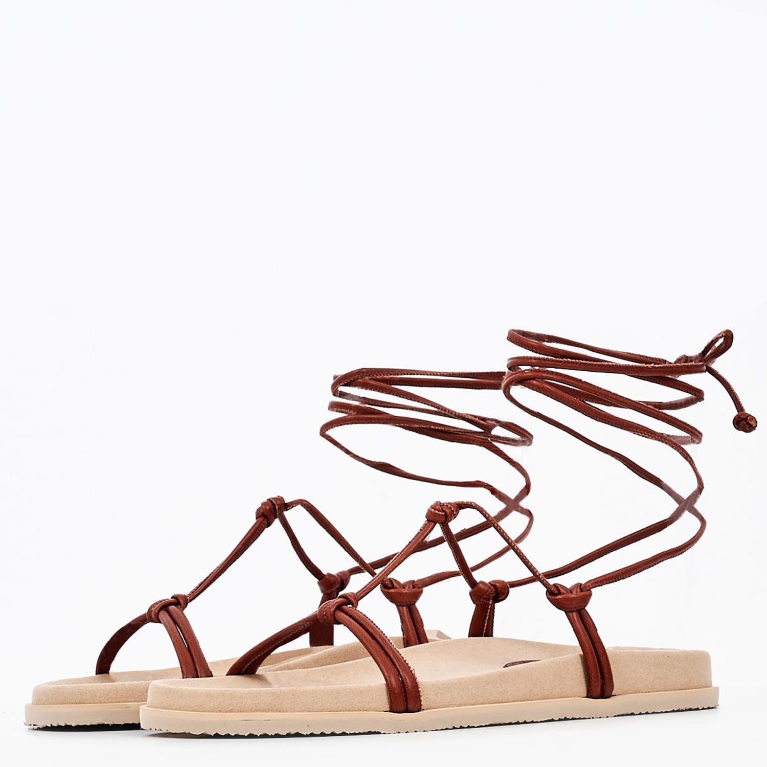Γυναικεία Flats K5 Ταμπά Δέρμα Komis and Komis Γυναικεία Flats K5 Ταμπά Δέρμα Komis and Komis