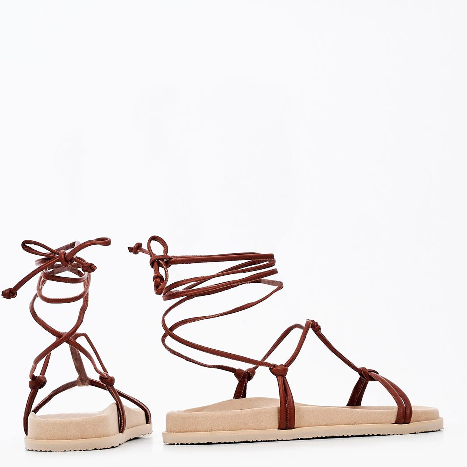 Γυναικεία Flats K5 Ταμπά Δέρμα Komis and Komis Γυναικεία Flats K5 Ταμπά Δέρμα Komis and Komis