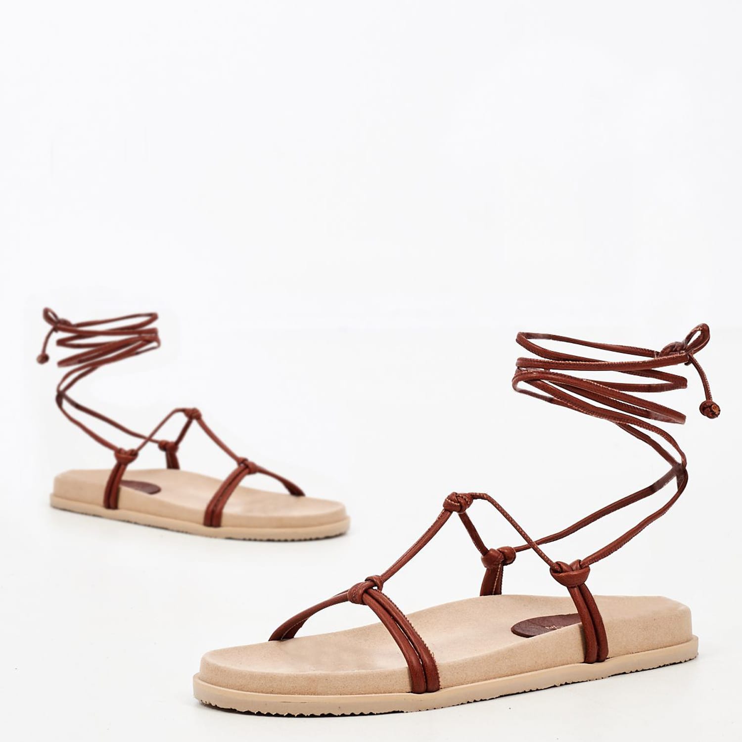Γυναικεία Flats K5 Ταμπά Δέρμα Komis and Komis Γυναικεία Flats K5 Ταμπά Δέρμα Komis and Komis