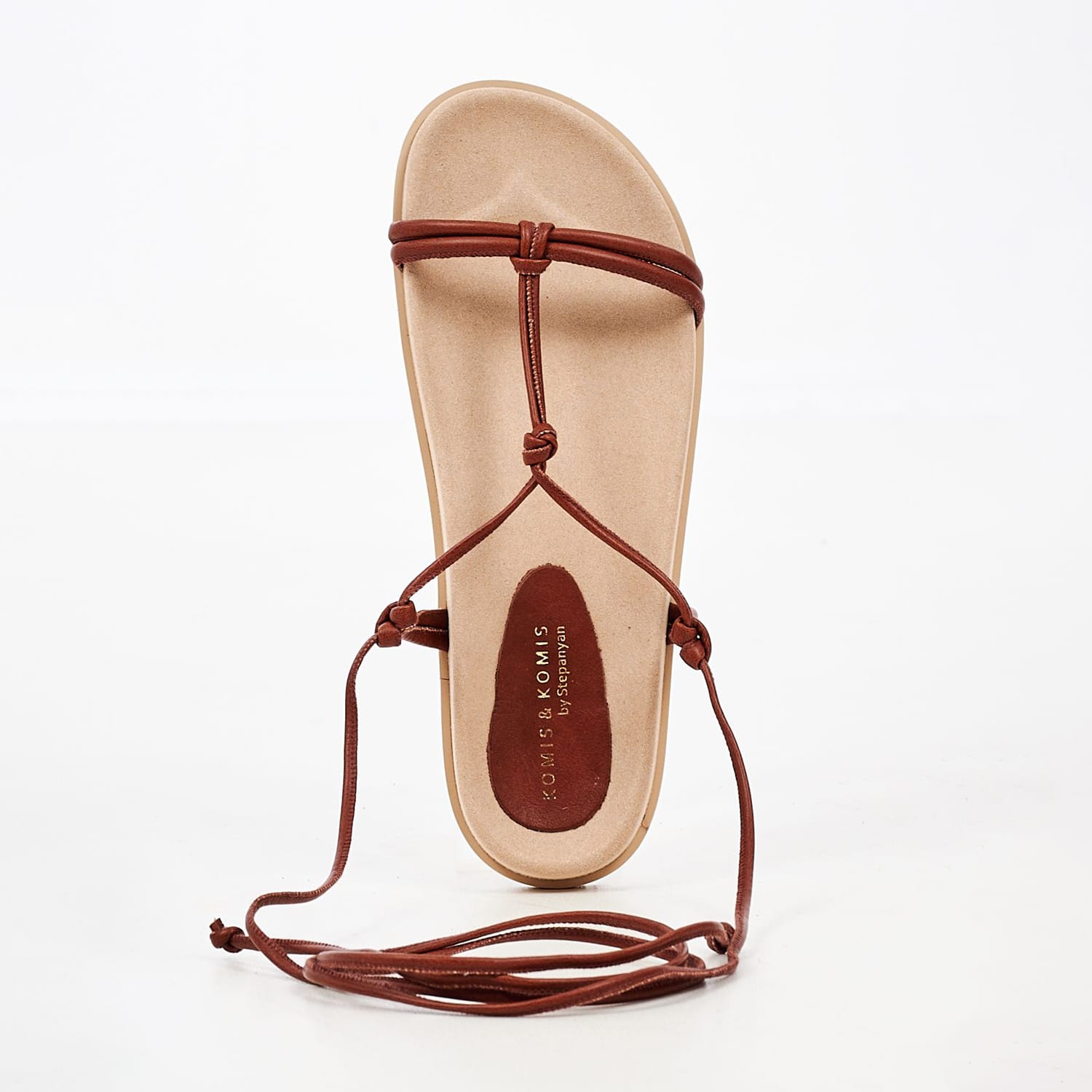 Γυναικεία Flats K5 Ταμπά Δέρμα Komis and Komis Γυναικεία Flats K5 Ταμπά Δέρμα Komis and Komis
