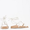 Γυναικεία Flats K5 Άσπρο Δέρμα Komis and Komis Γυναικεία Flats K5 Άσπρο Δέρμα Komis and Komis
