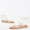 Γυναικεία Flats K5 Άσπρο Δέρμα Komis and Komis Γυναικεία Flats K5 Άσπρο Δέρμα Komis and Komis