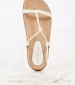 Women Flats K5 White Leather Komis and Komis