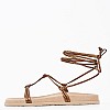 Women Flats K5 Bronze Leather Komis and Komis Women Flats K5 Bronze Leather Komis and Komis
