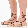 Women Flats K5 Bronze Leather Komis and Komis Women Flats K5 Bronze Leather Komis and Komis