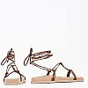 Women Flats K5 Bronze Leather Komis and Komis Women Flats K5 Bronze Leather Komis and Komis