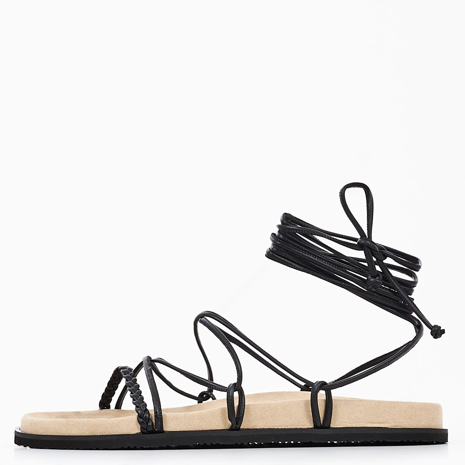 Γυναικεία Flats K6 Μαύρο Δέρμα Komis and Komis
