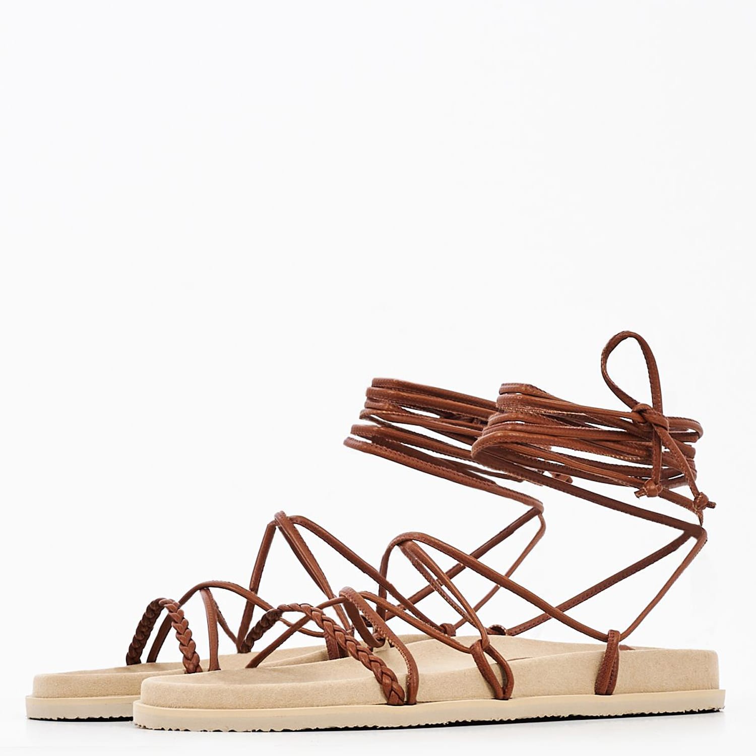Γυναικεία Flats K6 Ταμπά Δέρμα Komis and Komis