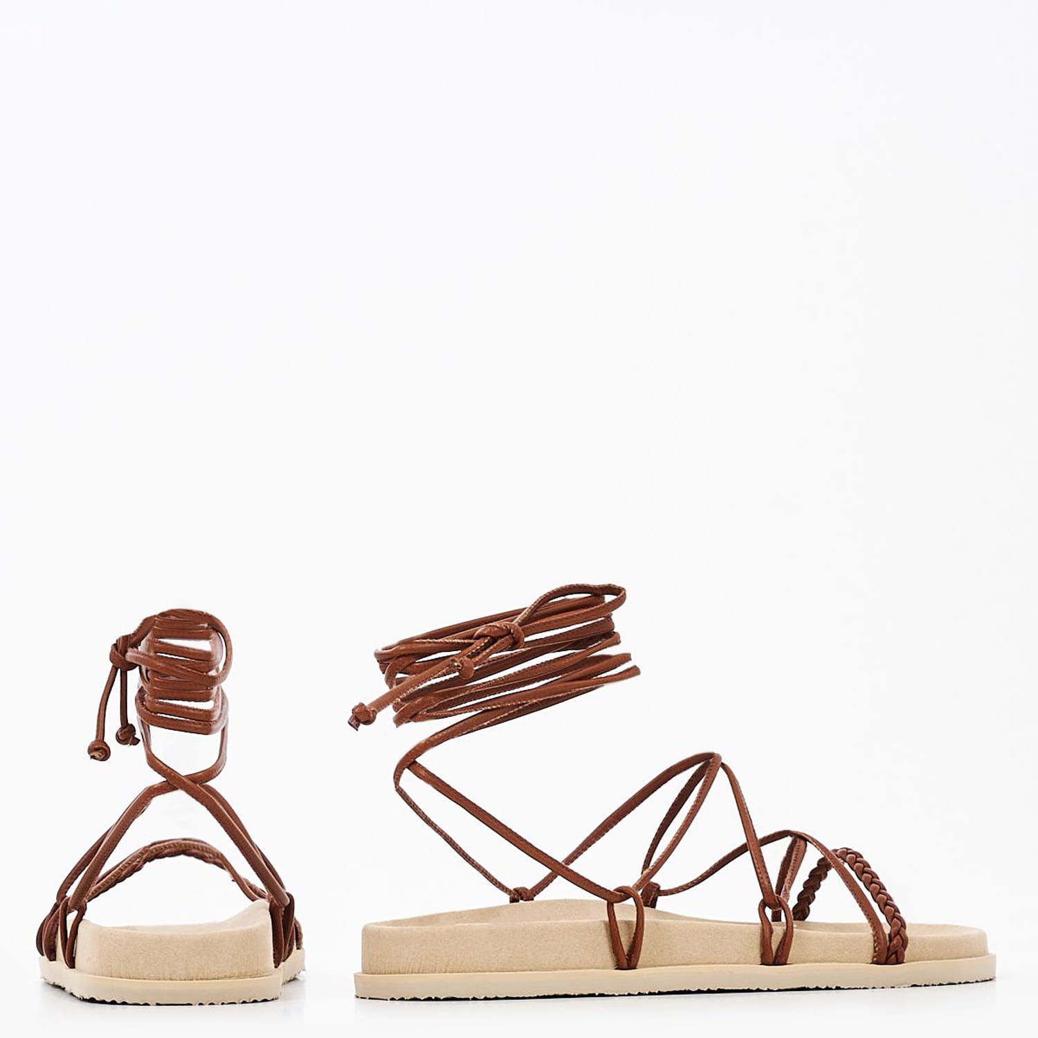 Γυναικεία Flats K6 Ταμπά Δέρμα Komis and Komis Γυναικεία Flats K6 Ταμπά Δέρμα Komis and Komis