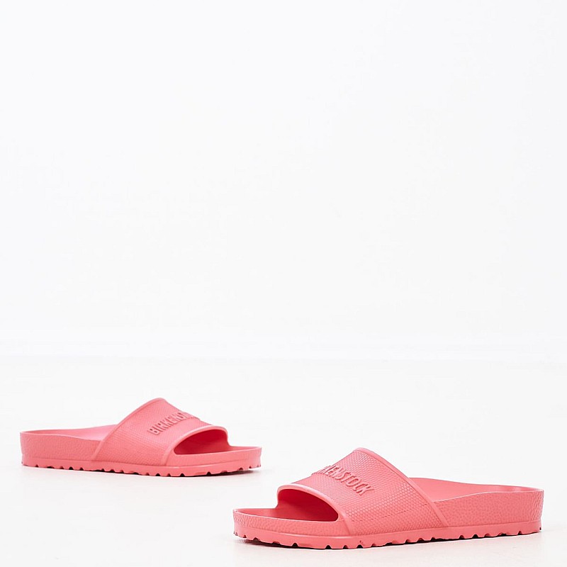 Women Flip Flops & Sandals Barbados.Melon Pink Rubber Birkenstock