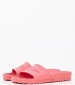 Women Flip Flops & Sandals Barbados.Melon Pink Rubber Birkenstock