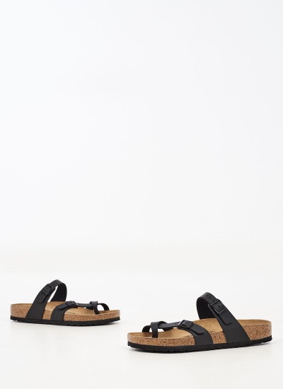 Women Flats Classic.Mayari Black ECOleather Birkenstock