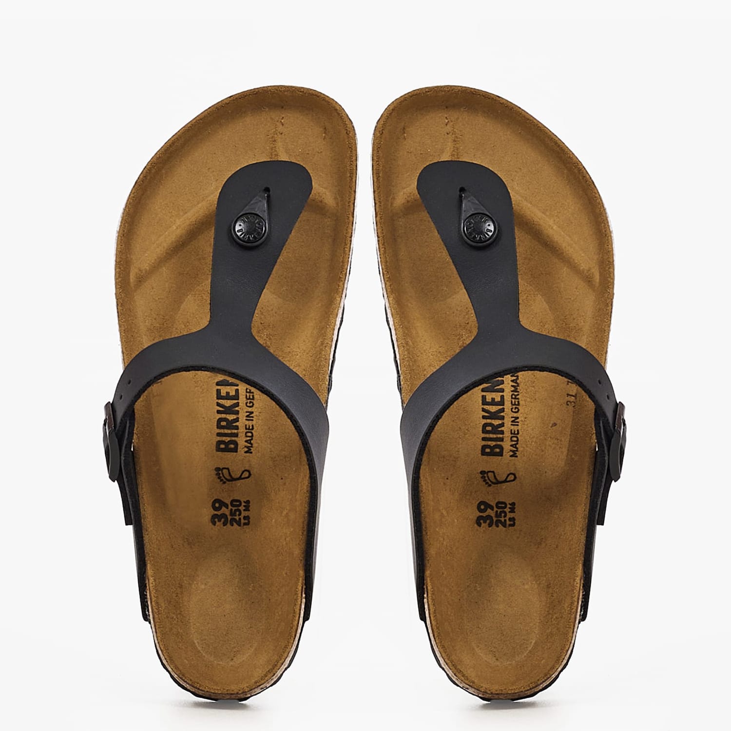 Γυναικεία Flats Gizeh.Bs.W Μαύρο ECOleather Birkenstock