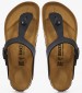 Women Flats Gizeh.Bs.W Black ECOleather Birkenstock