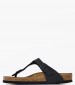 Women Flats Gizeh.Bs.W Black ECOleather Birkenstock