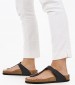 Women Flats Gizeh.Bs.W Black ECOleather Birkenstock