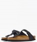 Women Flats Gizeh.Bs.W Black ECOleather Birkenstock