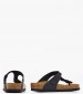 Women Flats Gizeh.Bs.W Black ECOleather Birkenstock