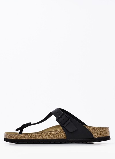 Γυναικεία Flats Arizona.BS Ασημί ECOleather Birkenstock