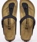 Women Flats Gizeh.Bs23 Black ECOleather Birkenstock