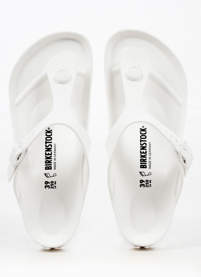 Γυναικεία Flats Arizona.Triples Μαύρο ECOleather Birkenstock