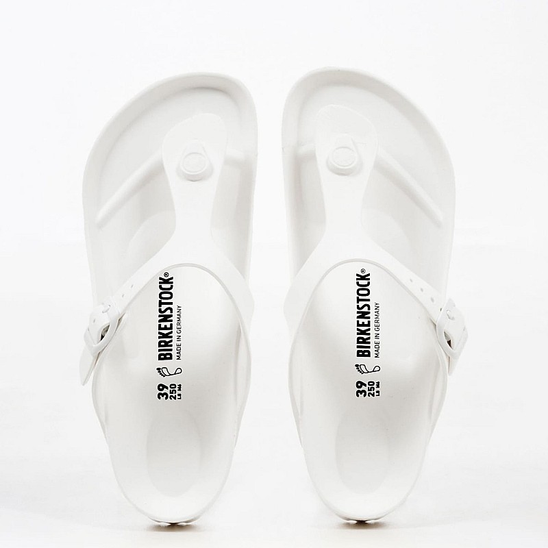 Women Flip Flops & Sandals Gz.Gizeh White Rubber Birkenstock